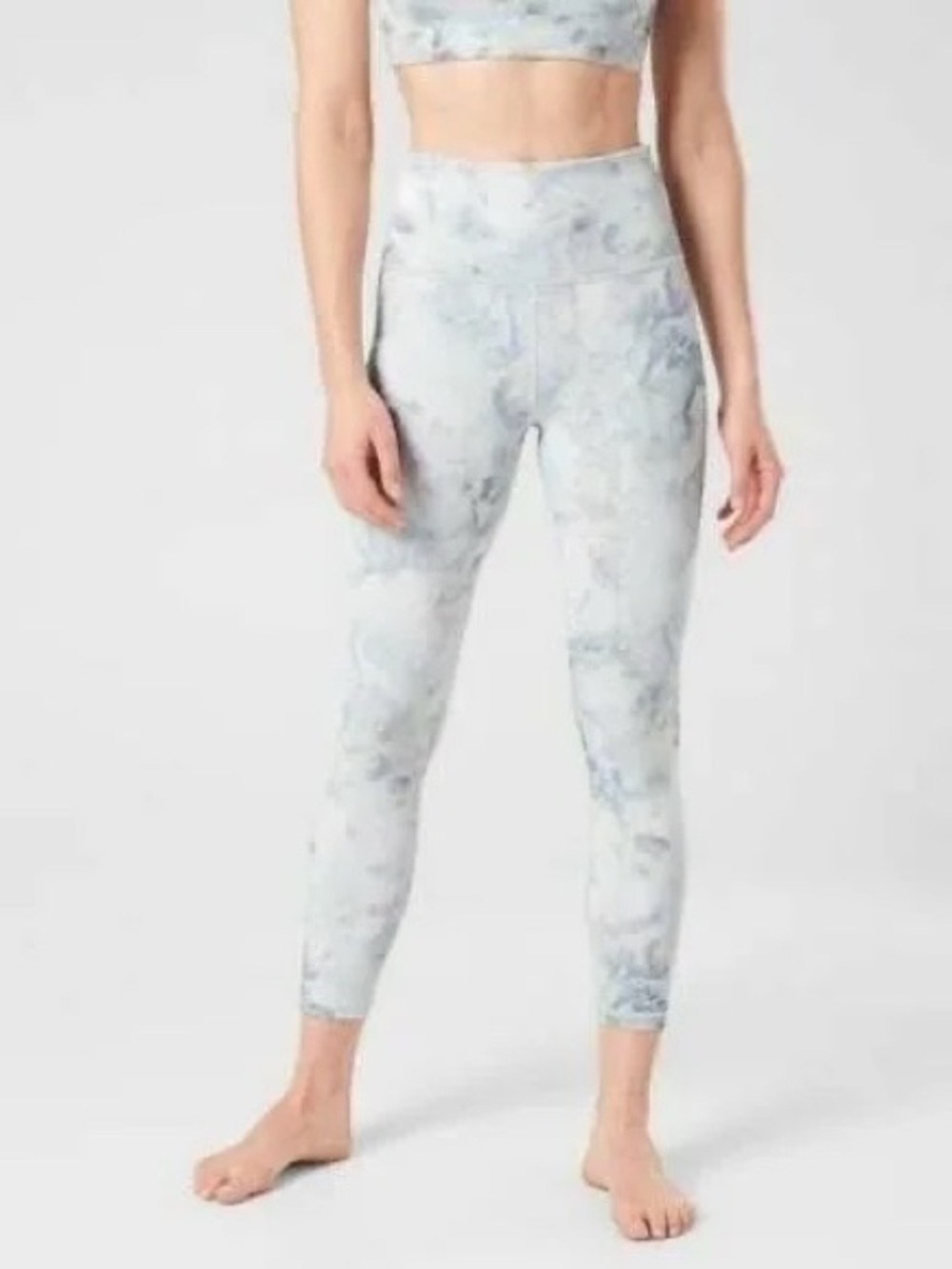 Athleta Elation Leggings Snow Dye 7/8 Length Size Medium Yoga